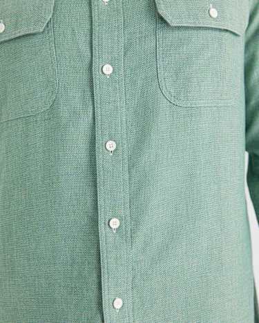 Mclure Long Sleeve Shirt in SAGE