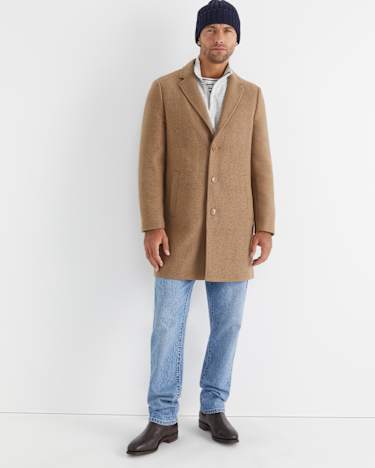 Clayton Melton Wool Jacket in CAMEL