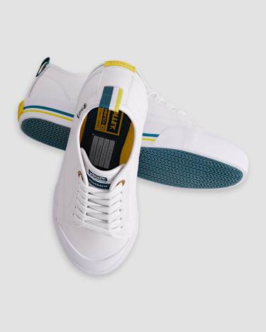 Volley Supporter Sneakers in WHITE