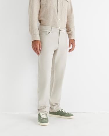 5 Pocket Moleskin Jean in ECRU