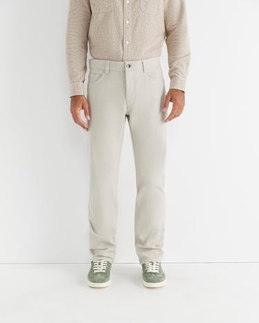 5 Pocket Moleskin Jean in ECRU