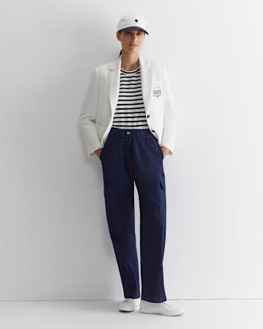 Mila Cargo Pant in NAVY