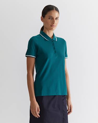 Jodie Pique Polo in TEAL