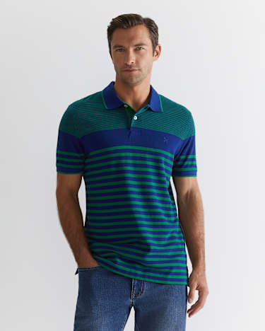 Brookvale Polo in BLUE MULTI