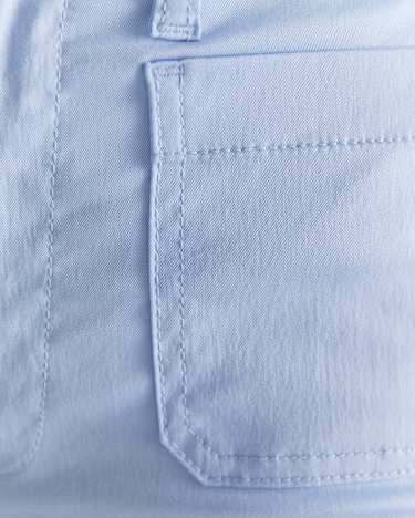 Evie Wide Leg Pant in PALE BLUE