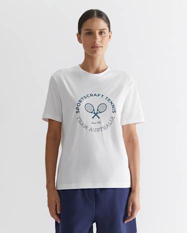 SC Unisex Supporter Tee in WHITE