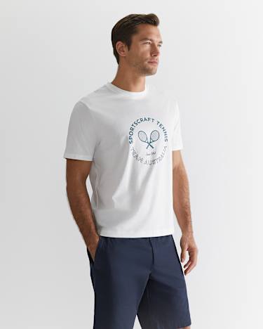 SC Unisex Supporter Tee in WHITE