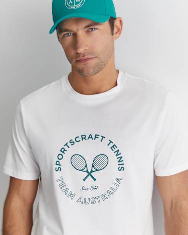 SC Unisex Supporter Tee in WHITE