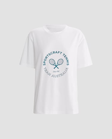 SC Unisex Supporter Tee in WHITE