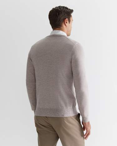 Merino V-Neck Knit in MALT