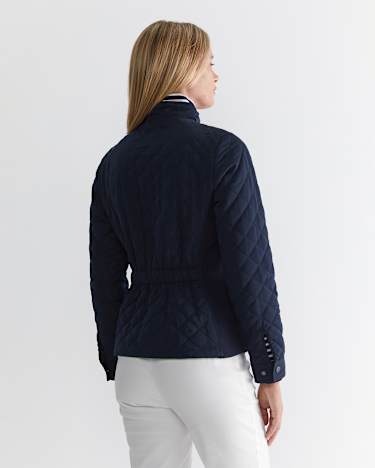 Vera Quilted Jacket in NAVY
