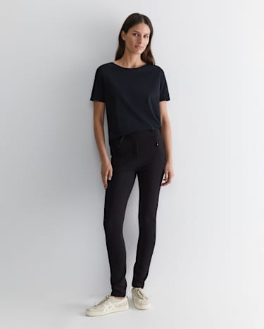 Esme Ponte Pant in BLACK