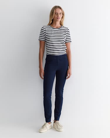 Felicity Denim Pull On Pant in INDIGO