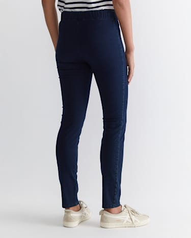 Felicity Denim Pull On Pant in INDIGO