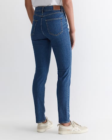 Jackie High Waist Skinny Jean in MID WASH