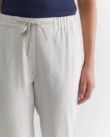 Rosa Linen Pant in NATURAL