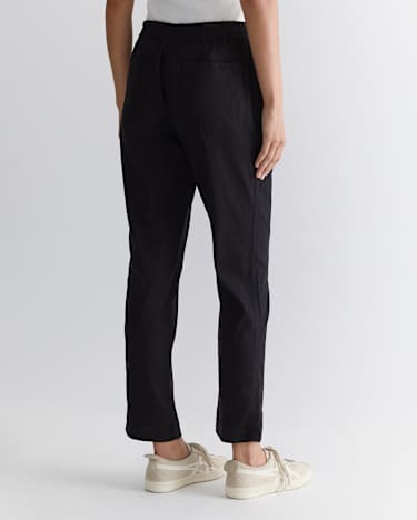 Rosa Linen Pant in BLACK