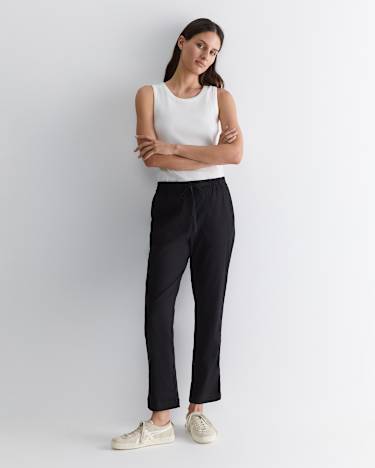Rosa Linen Pant in BLACK