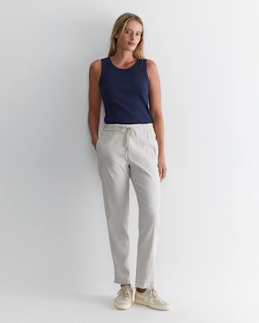 Rosa Linen Pant in NATURAL