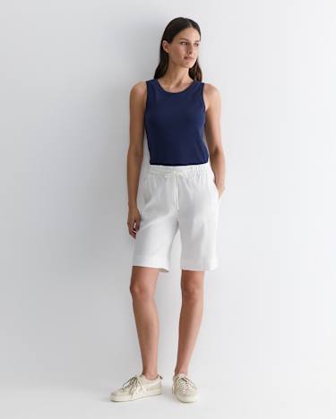Rosa Linen Short in WHITE