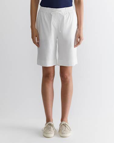 Rosa Linen Short in WHITE