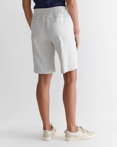 Rosa Linen Short in NATURAL