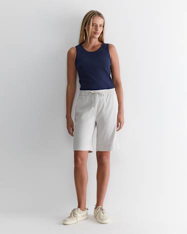 Rosa Linen Short in NATURAL
