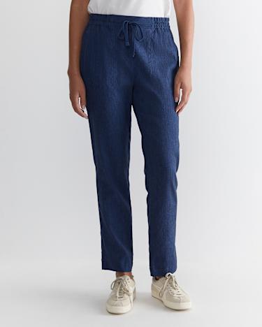 Rosa Linen Pant in INDIGO