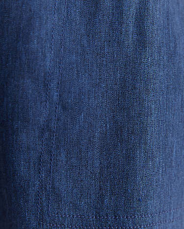 Rosa Linen Short in INDIGO