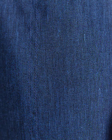 Rosa Crop Linen Pant in INDIGO