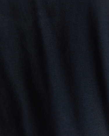 Mercerised Cotton Tee in BLACK