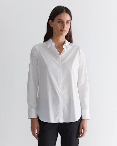 Georgina Relaxed Shirt in WHITE