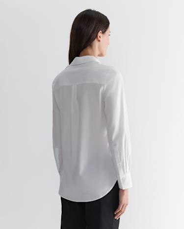 Georgina Relaxed Shirt in WHITE