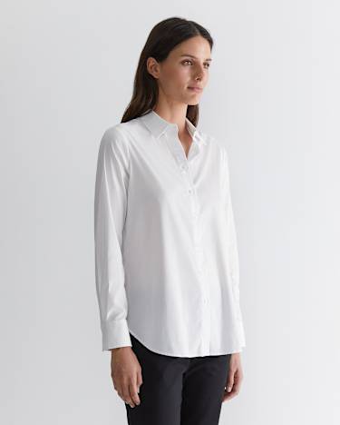 Georgina Relaxed Shirt in WHITE