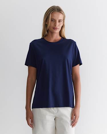 The Essential Tee in NAVY