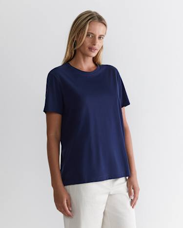The Essential Tee in NAVY