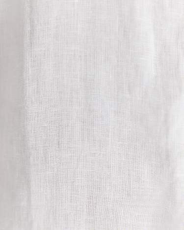 Short Sleeve Linen Shirt in WHITE