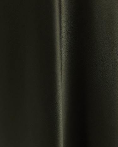 Charlotte Bias Slip Skirt in DARK KHAKI