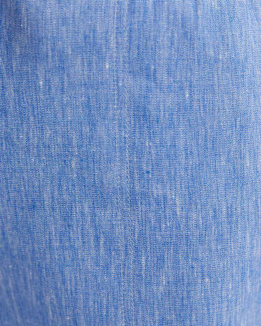Rosa Crop Linen Pant in CERULEAN