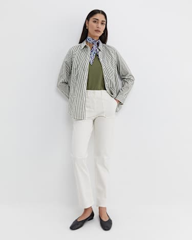 Laura Pocket Pant in MILK