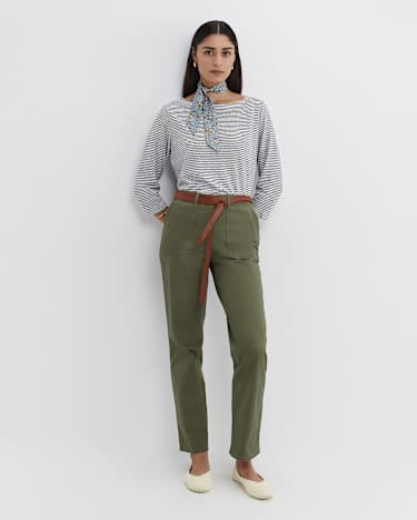 Laura Pocket Pant in KHAKI