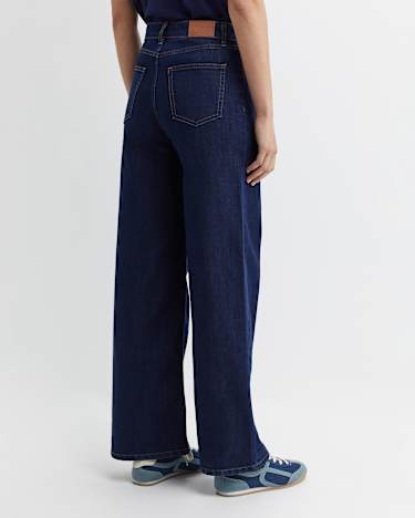 Alyse Wide Leg Jean in DARK WASH