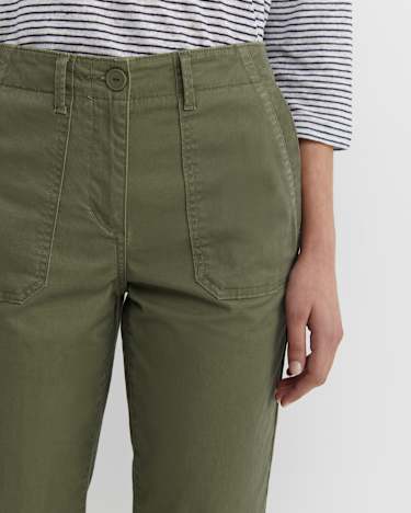Laura Pocket Pant in KHAKI