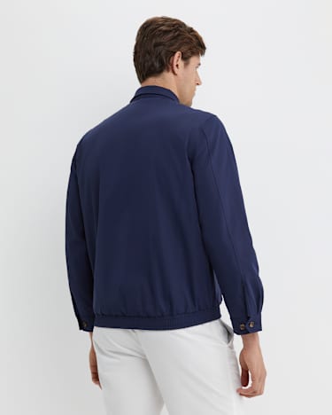 Harrington Jacket in NAVY