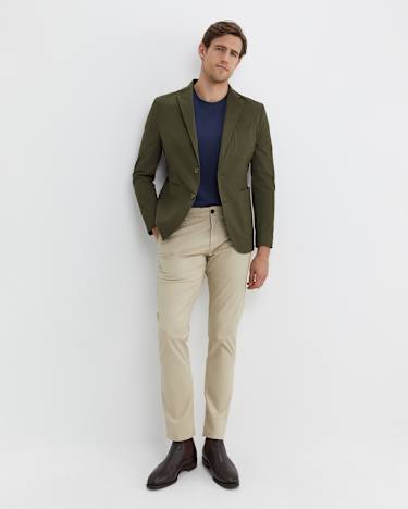 Barton Sports Jacket in DARK KHAKI