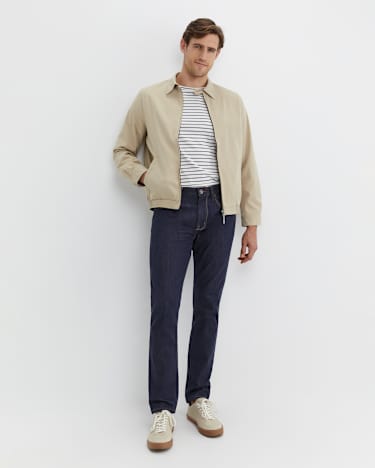 Harrington Jacket in LIMESTONE