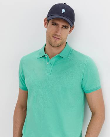 SC Pique Polo in SPEARMINT