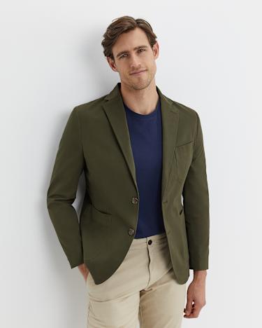 Barton Sports Jacket in DARK KHAKI