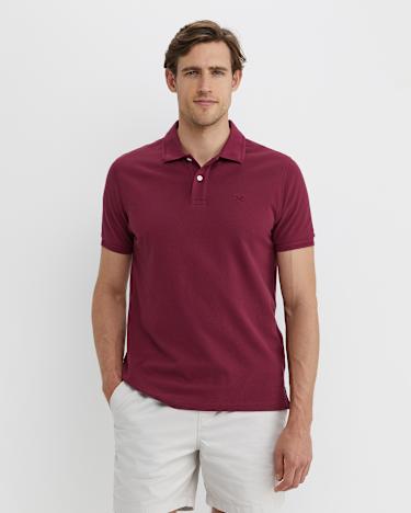 SC Pique Polo in MULBERRY