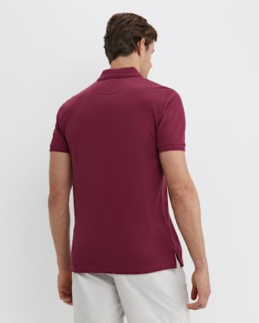 SC Pique Polo in MULBERRY